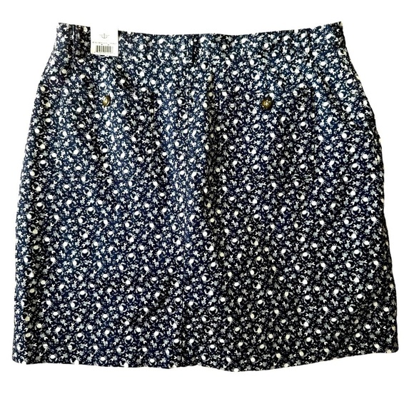 Dockers Nautical Preppy Every Day Skooter Skort, Size 10 - Picture 4 of 8